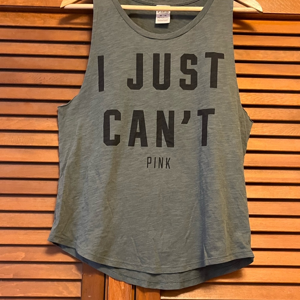 Y2K Victoria's Secret Olive Muscle Tee